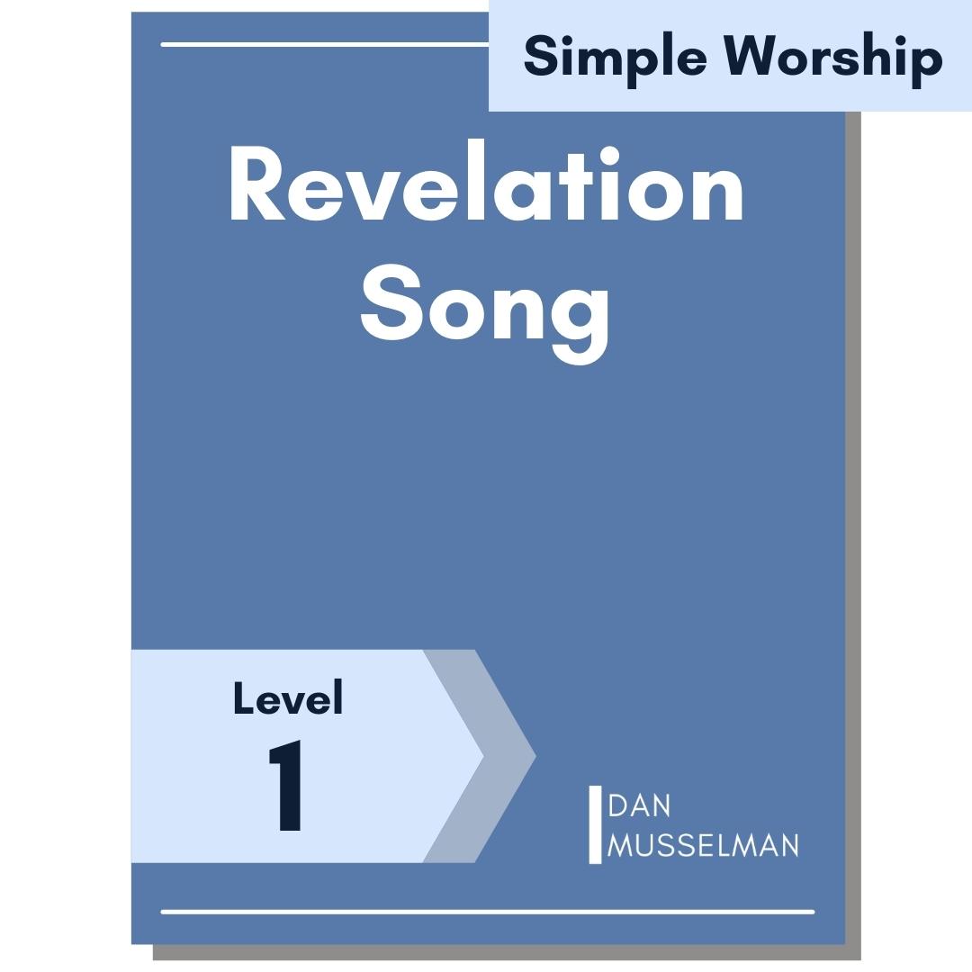 Revelation Song" Sheet Music by Gateway Worship for Piano