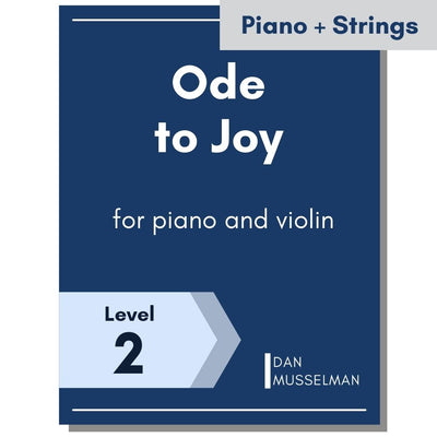 Ode to Joy - for piano and violin